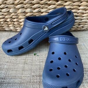 Navy CROCS Clog Sandals